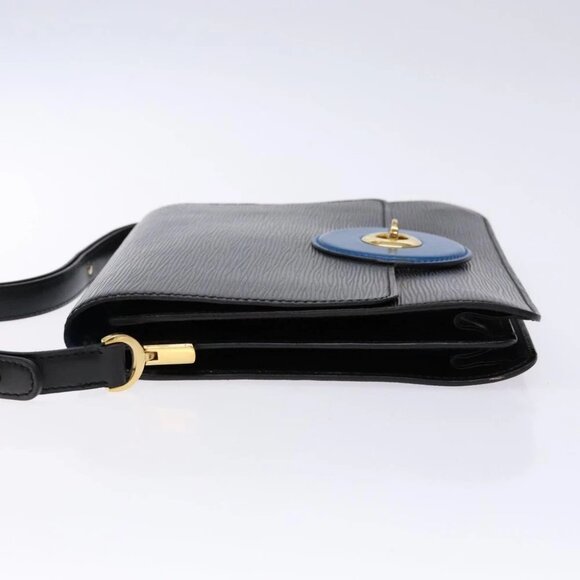 LOUIS VUITTON Epi Bicolor Free Run Shoulder Bag Black Blue - Picture 6 of 15